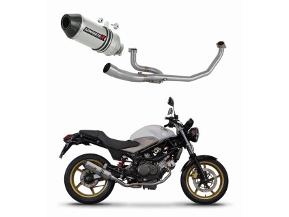 Honda VTR 250 2009 - 2015 Full system Kolektor wydech Tłumik HP3 + dB killer