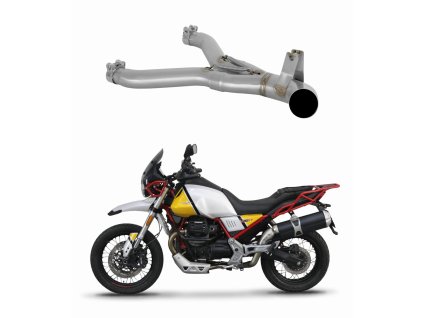 Moto Guzzi V85 TT 2019 - 2020 Racing Down Pipe Mid pipe
