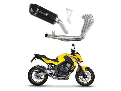 Honda CBR 650 F 2014 - 2018 Full system Kolektor wydech Tłumik HP1 BLACK + dB killer medium
