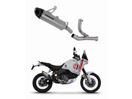 Ducati Desert X 2022 - 2023 Kolektor wydech Tłumik tytanowy HP8 + dB killer