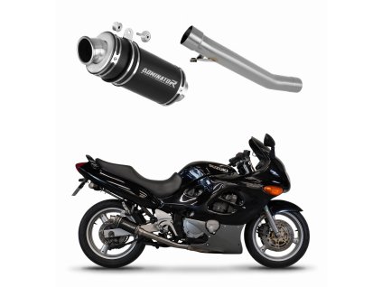 Suzuki GSXF 600 1998 - 2006 wydech Tłumik GP1 BLACK + dB killer medium