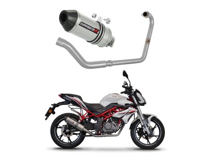 Benelli BN 125 2018 - 2023 Full system Kolektor wydech Tłumik HP3 + dB killer