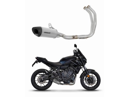 Yamaha MT 07 2021 - 2024 Full system Kolektor wydech Tłumik tytanowy HP8 + dB killer