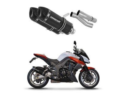 Kawasaki Z1000 2010 - 2013 wydech Tłumik HP1 BLACK + dB killer