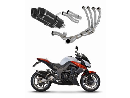 Kawasaki Z1000 2017 - 2020 Full system Kolektor wydech Tłumik HP1 BLACK + dB killer