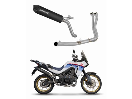 Honda XL 750 TRANSALP 2023 Full system Kolektor wydech Tłumik MX2 BLACK + dB killer