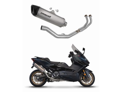 Yamaha XP 560 T-MAX 2020 - 2024 Full system Kolektor wydech Tłumik tytanowy HP6 + dB killer