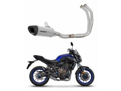 Yamaha MT 07 TRACER 2016 - 2019 Full system Kolektor wydech Tłumik tytanowy HP8 + dB killer