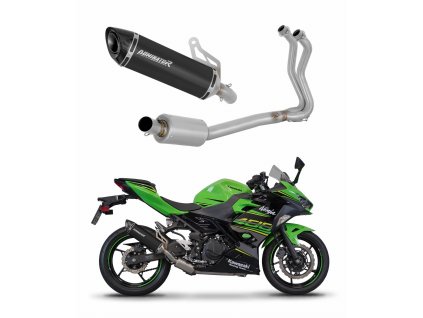 Kawasaki NINJA 400 2018-2023 Full system Kolektor wydech Tłumik HP8 BLACK + dB killer
