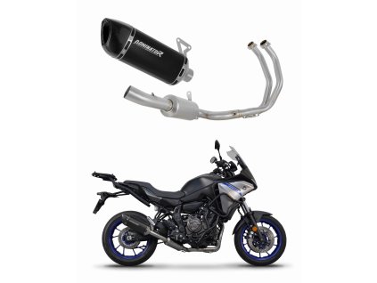 Yamaha Tracer 7 / GT 2020 - 2024 Full system Kolektor wydech Tłumik HP6 BLACK + dB killer