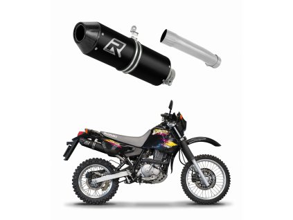 Suzuki DR 650 R / RU / S 1990 - 1995 wydech Tłumik MX2 BLACK + dB killer