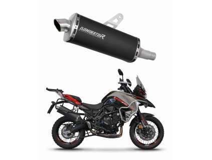 Benelli TRK 702 / TRK 702X 2023 - 2024 wydech Tłumik P7 BLACK + dB killer