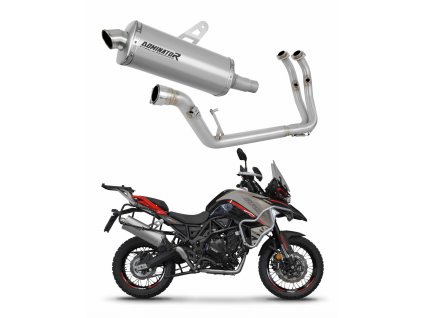 Benelli TRK 702 / TRK 702X 2023 - 2024 Full system Kolektor wydech Tłumik tytanowy P7 + dB killer