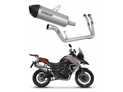 Benelli TRK 702 / TRK 702X 2023 - 2024 Full system Kolektor wydech Tłumik tytanowy HP7 + dB killer