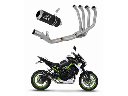 Kawasaki Z 900 2017 - 2019 Full system Kolektor wydech Tłumik GP BLACK + dB killer