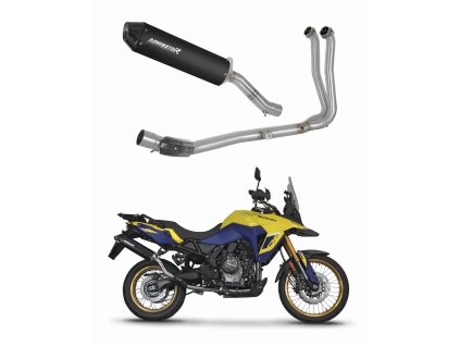 Suzuki V-Strom 800 SE / DE 2023 - 2024 Full system Kolektor wydech Tłumik MX2 BLACK + dB killer