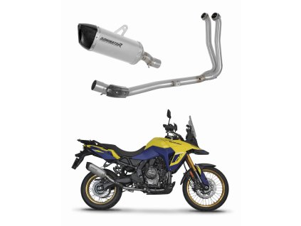 Suzuki V-Strom 800 / DE 2023 - 2024 Full system Kolektor wydech Tłumik tytanowy HP6 + dB killer
