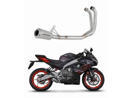 Aprilia RS 457 2024 Full system Kolektor wydech Tłumik GPS + dB killer
