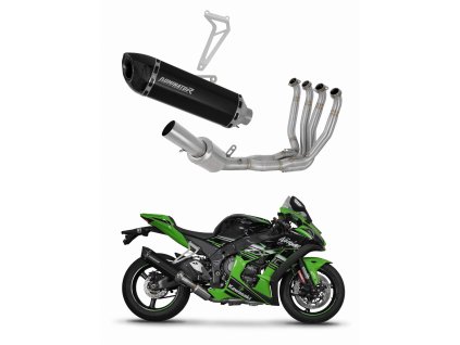 Kawasaki ZX10R 2016 - 2020 Full system Kolektor wydech Tłumik HP5 BLACK + dB killer