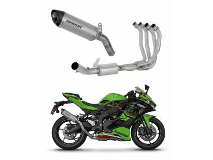 Kawasaki ZX-4R / RR 2023 - 2024 Full system Kolektor wydech Tłumik tytanowy HP8 + dB killer