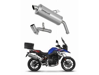 BMW F900GS Adventure 2024 Mid pipe + wydech Tłumik tytanowy P7 + dB killer