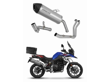 BMW F800GS 2024 Full system Kolektor wydech Tłumik tytanowy HP7 + dB killer