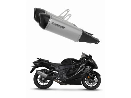 Suzuki GSX 1300 R Hayabusa 2021 - 2024 wydech Tłumik tytanowy HP6 + dB killer