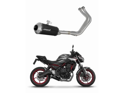 Kawasaki Ninja 650 2023 - 2025 Full system Kolektor wydech tłumik OV G2 BLACK + dB killer