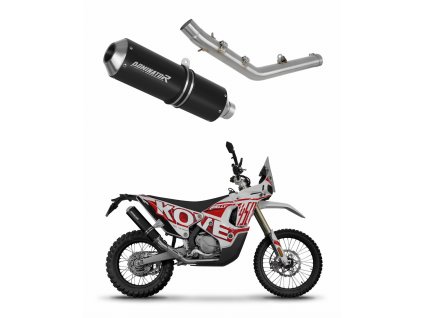 Kove 450 RALLY 2023 - 2025 wydech tłumik MX BLACK + dB killer