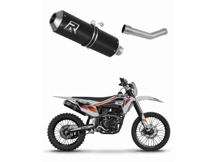 Kayo K5 300 Enduro 2024 - 2025 wydech tłumik MX BLACK + dB killer