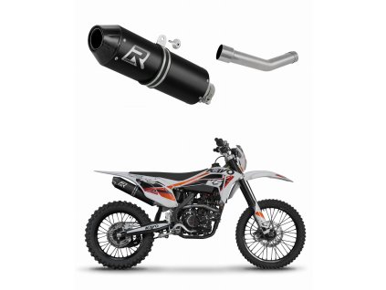 Kayo K5 300 Enduro 2024 - 2025 wydech tłumik MX2 BLACK + dB killer