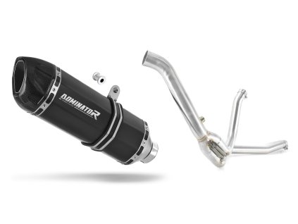 Suzuki DL 650 V Strom 2007 - 2011 wydech tłumik HP1 BLACK + dB killer