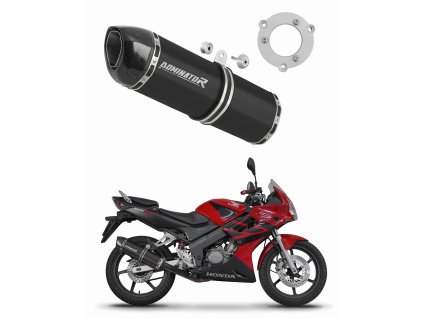 Honda CBR 125 2004 - 2010 wydech tłumik HP1 BLACK + dB killer