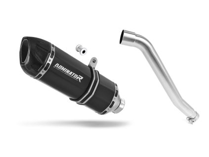 Honda XL 600 V TRANSALP 1987 - 2000 wydech tłumik HP1 BLACK + dB killer