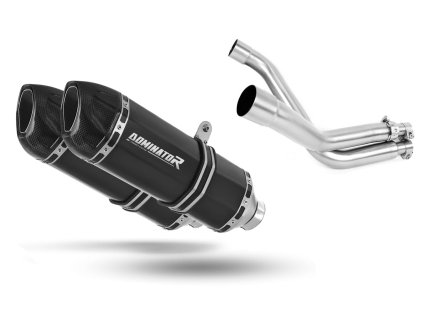 Honda FMX 650 2005 - 2009 wydech tłumik HP1 BLACK + dB killer