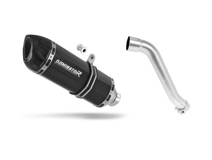 Honda XL 650 V TRANSALP 2001 - 2007 wydech tłumik HP1 BLACK + dB killer