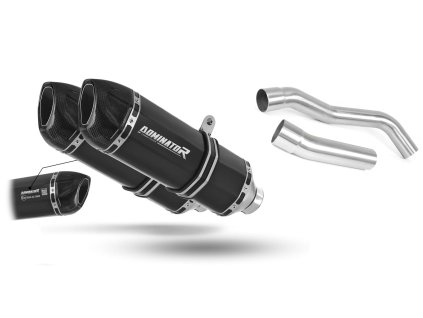 Kawasaki Z1000 2007 - 2009 Homologowany wydech tłumik HP1 BLACK