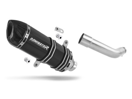 Piaggio Vespa GTS 125 2007 - 2012 wydech tłumik HP1 BLACK + dB killer