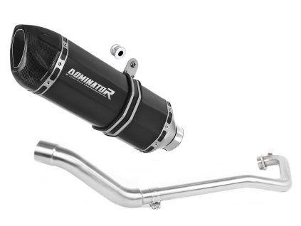 Suzuki GSX S 125 2017 - 2019 Full system Kolektor wydech tłumik HP1 BLACK + dB killer