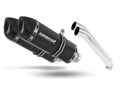 Suzuki DL 1000 V Strom 2002 - 2011 wydech tłumik HP1 BLACK + dB killer