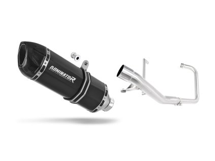 Yamaha YBR 125 2000 - 2008 Full system Kolektor wydech tłumik HP1 BLACK + dB killer