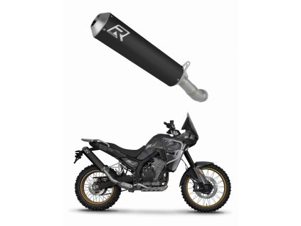 Kove 800 X Pro Adventure / Rally 2023 - 2025 wydech tłumik MX BLACK + dB killer