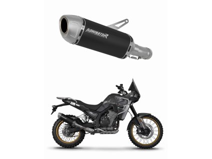 Kove 800 X Pro Adventure / Rally 2023 - 2025 wydech tłumik S6 BLACK + dB killer