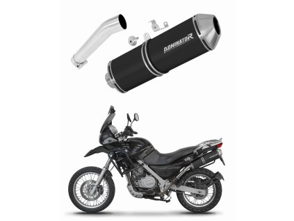BMW F650GS 2004 - 2007 wydech tłumik OVR BLACK + dB killer