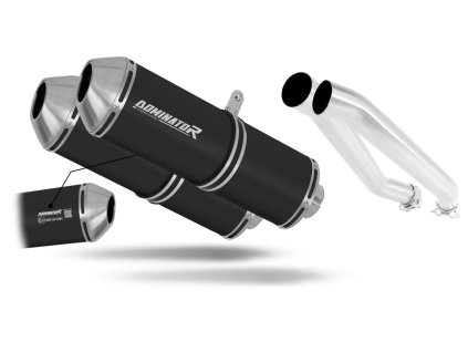 Kawasaki Z1000 2003 - 2006 Homologowany wydech tłumik OVR BLACK