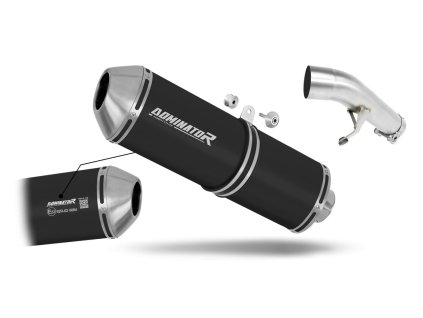 Suzuki GSXF 650 2007 - 2016 Homologowany wydech tłumik OVR BLACK