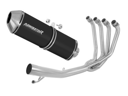 Suzuki GSXF 650 2007 - 2016 Full system Kolektor wydech tłumik OVR BLACK + dB killer
