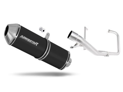 Yamaha YBR 125 2000 - 2008 Full system Kolektor wydech tłumik OVR BLACK + dB killer