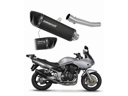 Suzuki GSF BANDIT 1200 2001 - 2005 Homologowany wydech tłumik HP6 BLACK