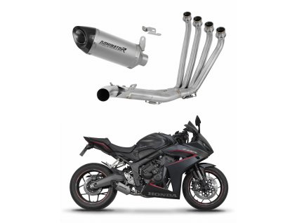 Honda CB 650 R / E-Clutch 2024 - 2025 Full system Kolektor wydech tłumik tytanowy HP8 + dB killer
